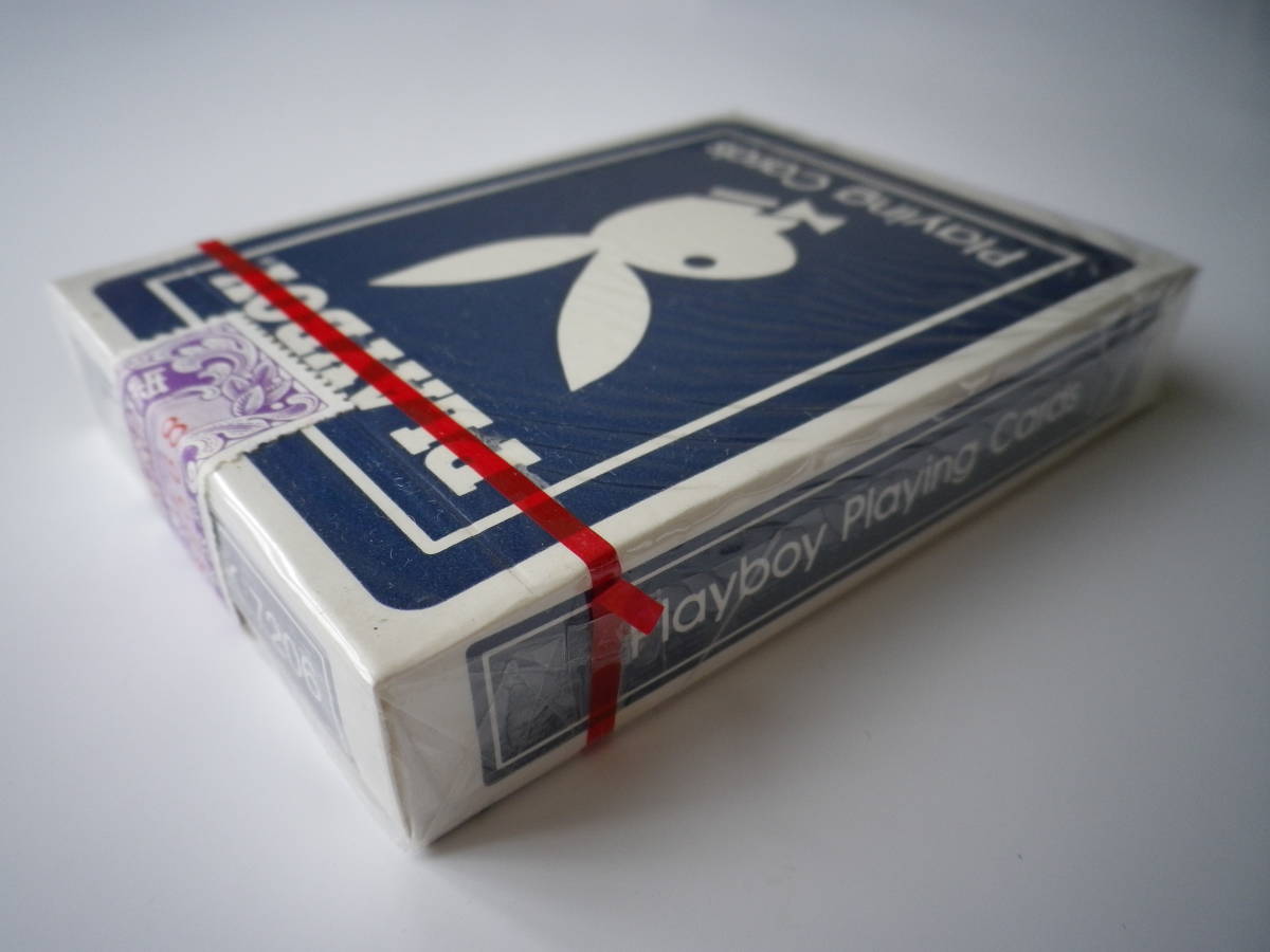 『PLAYBOY Playing Cards / Made in U.S.A.』（紺） Playboy Playing