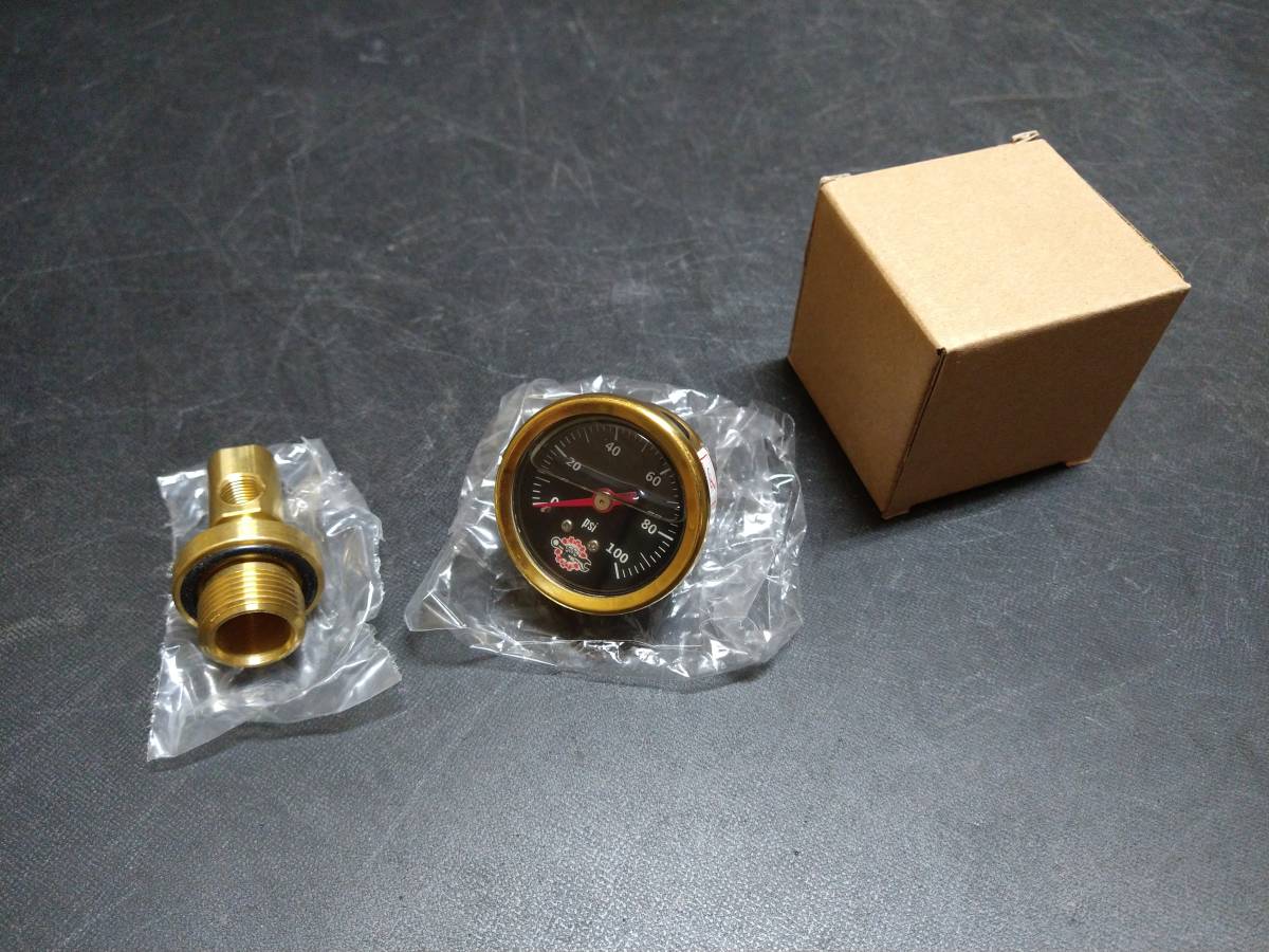 新品！ 真鍮製 CB750K オイルプレッシャーゲージ 油圧計 CB750four