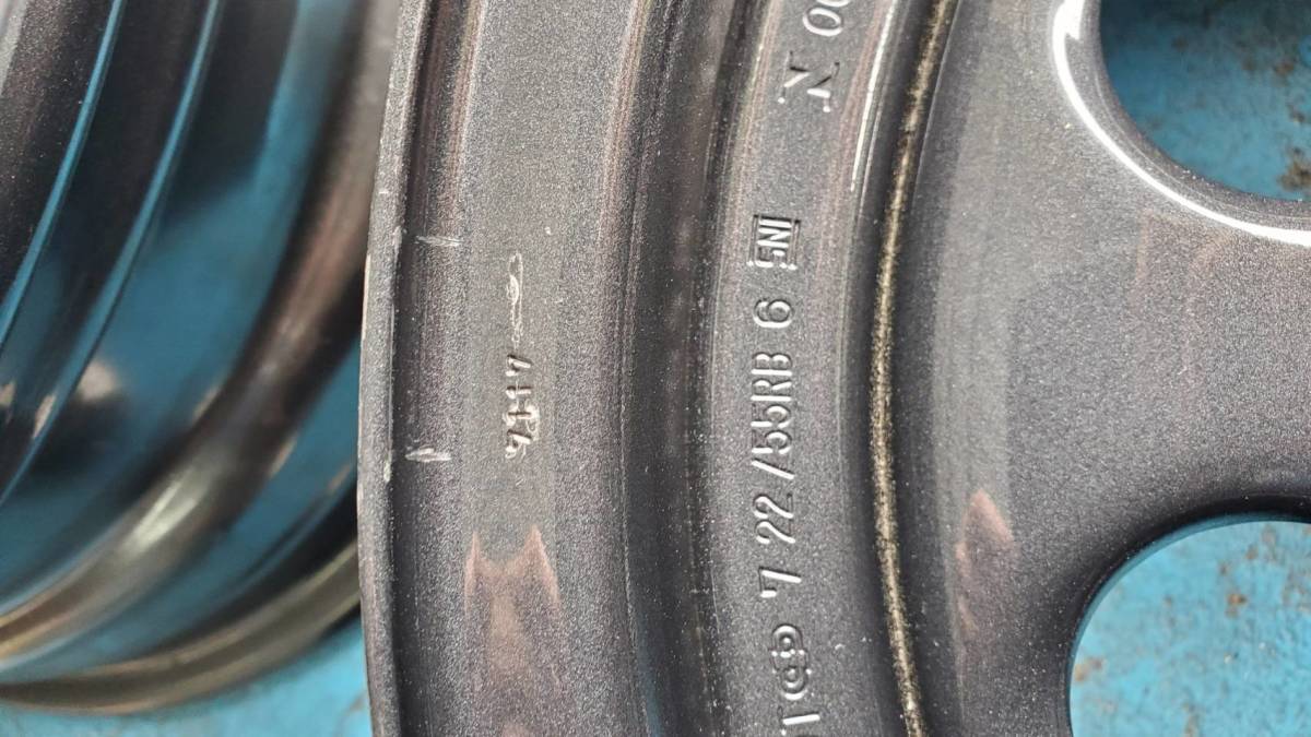 ① スズキジムニーシエラ JB74 JL純正スチール ホイール 15×5.5J+5 