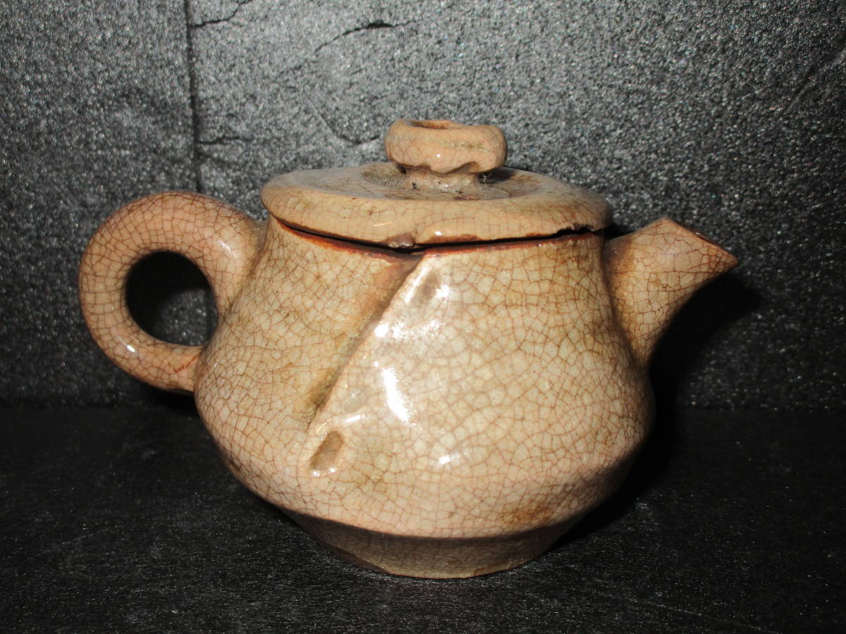 煎茶道具】 時代 萩焼 急須 1点 (検索・中国 唐物 茶道具 茶器 江戸後期～