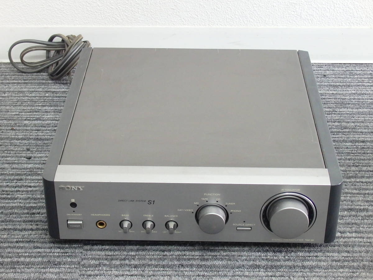 G44387 SONY TAE-S1 ソニー ステレオプリアンプ ※通電〇・動作未確認