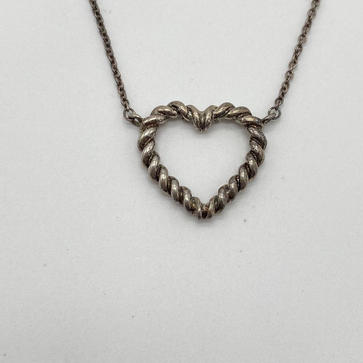 TIFFANY&Co. ティファニー ネックレス ツイストハート 925 シルバー 