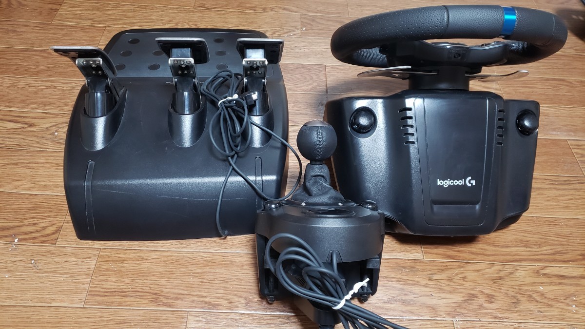 完動美品全セット】G29+6速シフター+ハンコンスタンド PS5 PS4 PS3 PC 