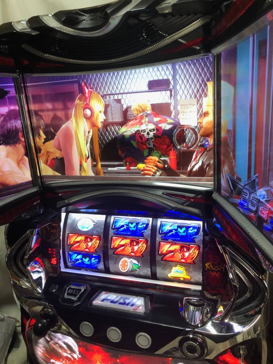 パチンコ・パチスロ パチスロ鉄拳5 コイン不要機付【引き取り限定】