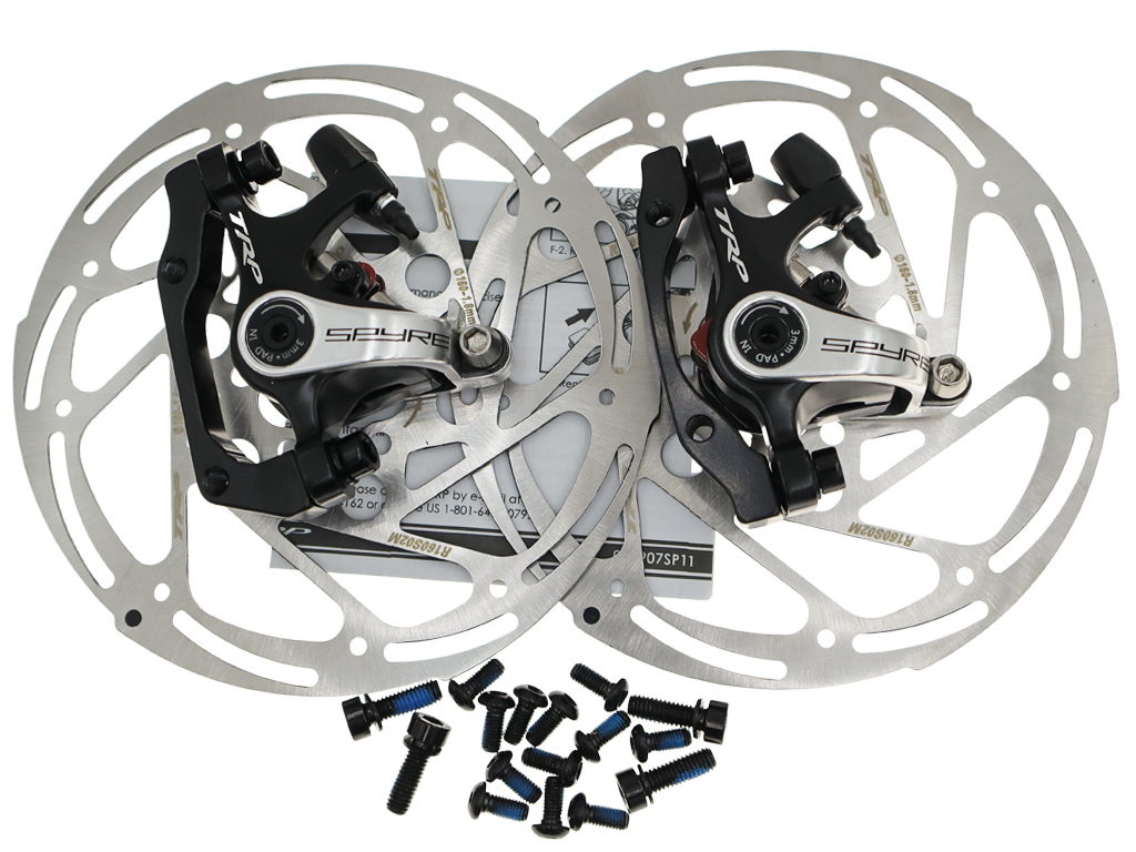 TRP Spyre 機械式ディスクブレーキキャリパー Post Mount 前後 1SET