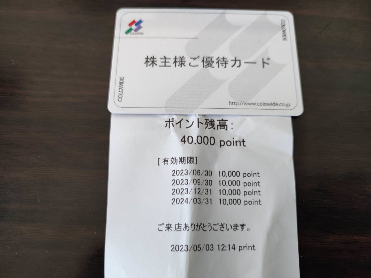 ４万円分 要返却 コロワイド 株主優待カード　☆アトム カッパクリエイト かっぱ寿司