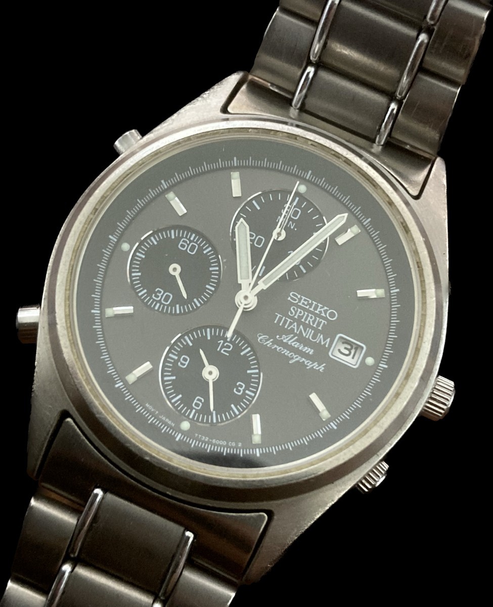 ◇外観良品◇ 稼働品 ◇ SEIKO セイコー SPIRIT TITANIUM スピリット