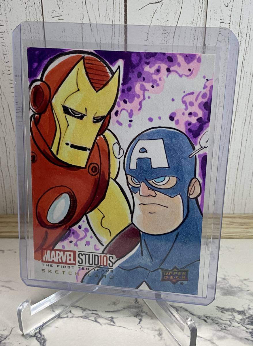 得価，SALE 2019 Upper Deck Marvel Studion: The First Ten Years Card 1/1 スケッチカード アイアンマン/キャプテンアメリカ(その他)｜売買されたオークション情報、yahooの商品情報をアーカイブ公開 - オークファン その他