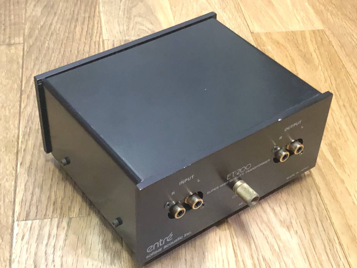 即決/送無 entre アントレー ET-200 MC昇圧トランス 高級機=ローインピ