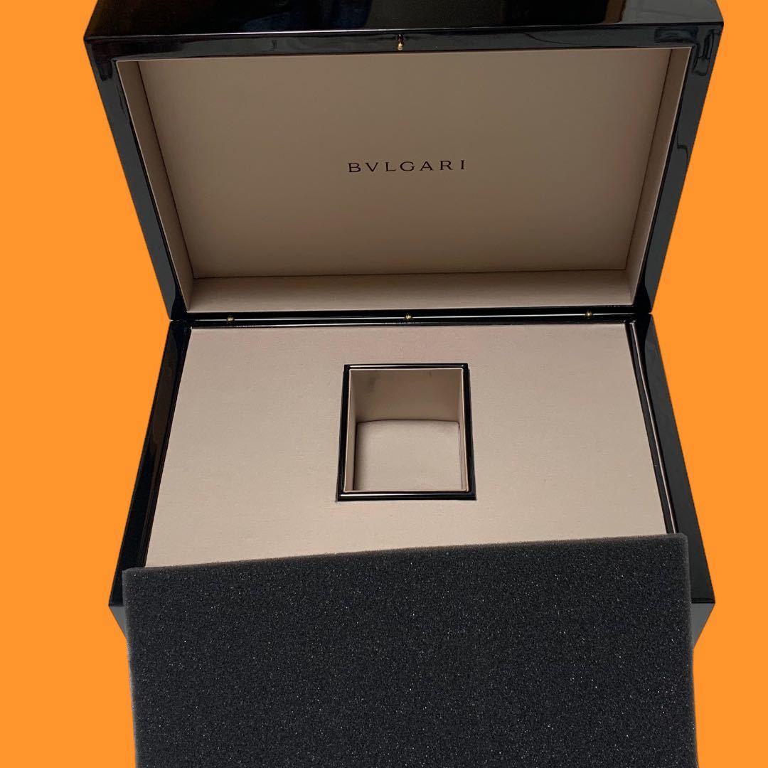ブルガリ BVLGARI ジュエリーボックス 大 ブラック 鏡面仕上げ メンズ
