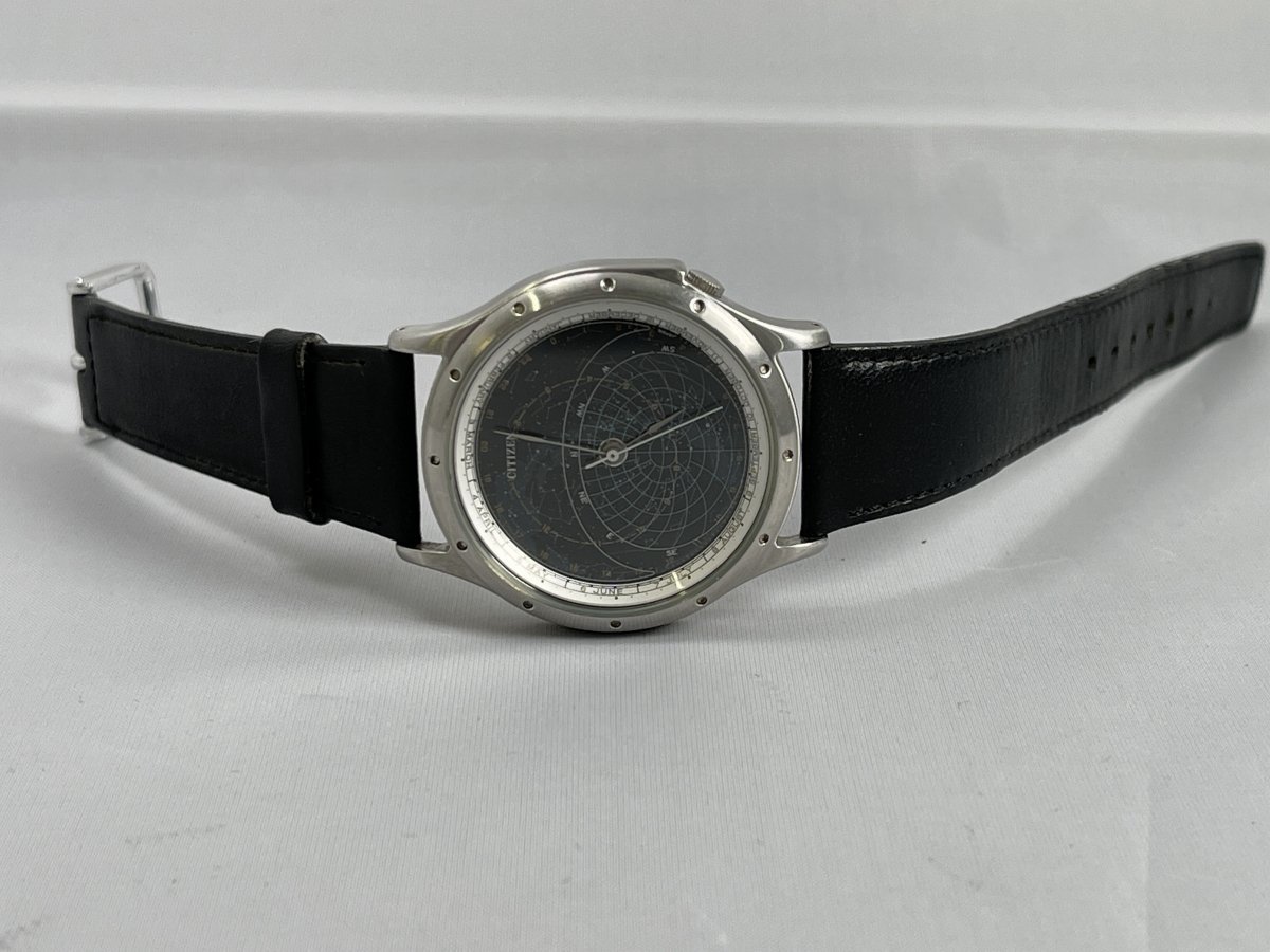 CITIZEN シチズン コスモサイン 4390-432606Y 回転式 星座 天文 メンズ