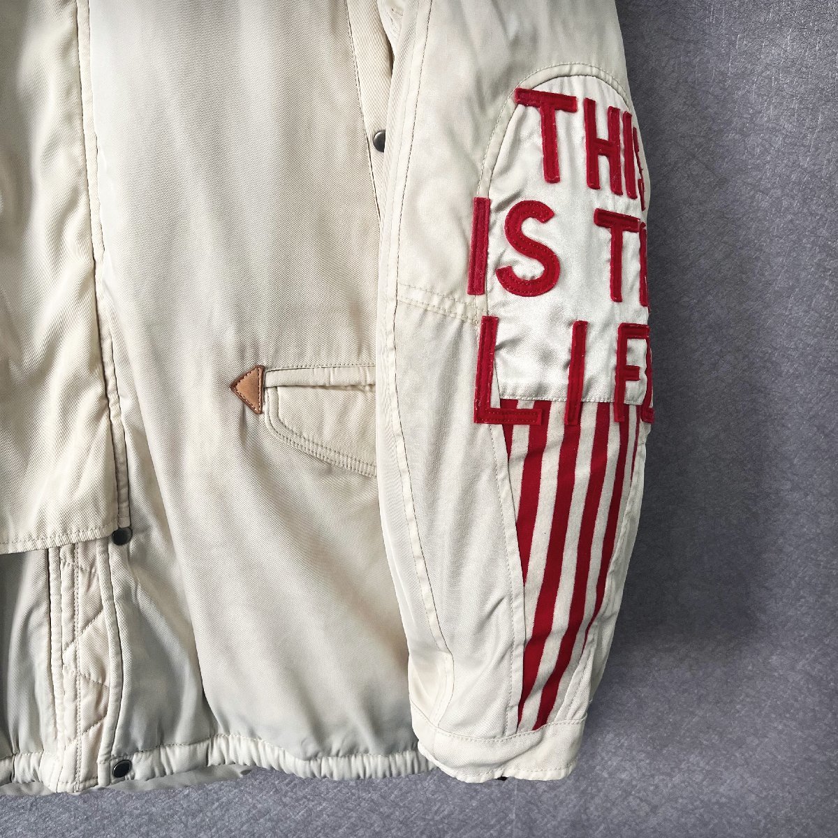 限定品 参考定価40万 VISVIM 19AW VALDEZ COAT COLLAGE IVORY 泥染加工 