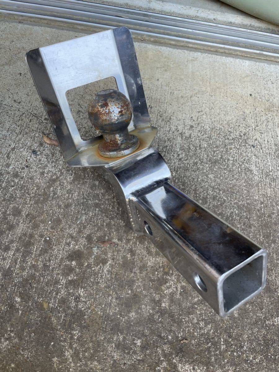ヒッチメンバー　ヒッチボール　汎用　ステンレス　2インチ　50mm 中古品