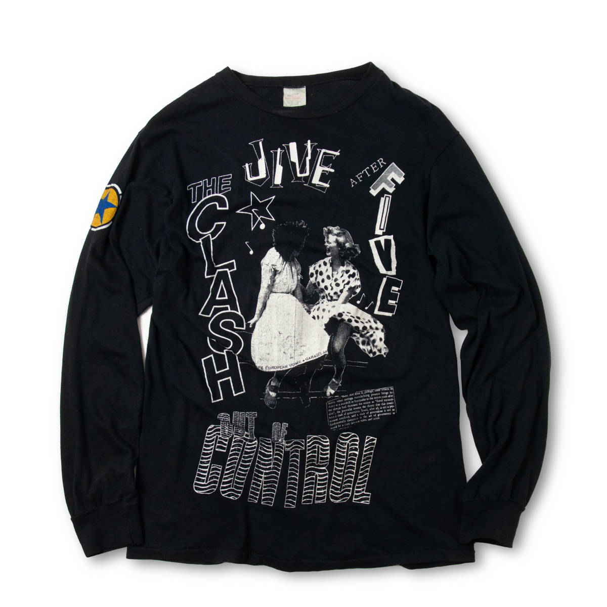 1984年 THE CLASH OUT OF CONTROL TOUR Tシャツ ビンテージ クラッシュ 