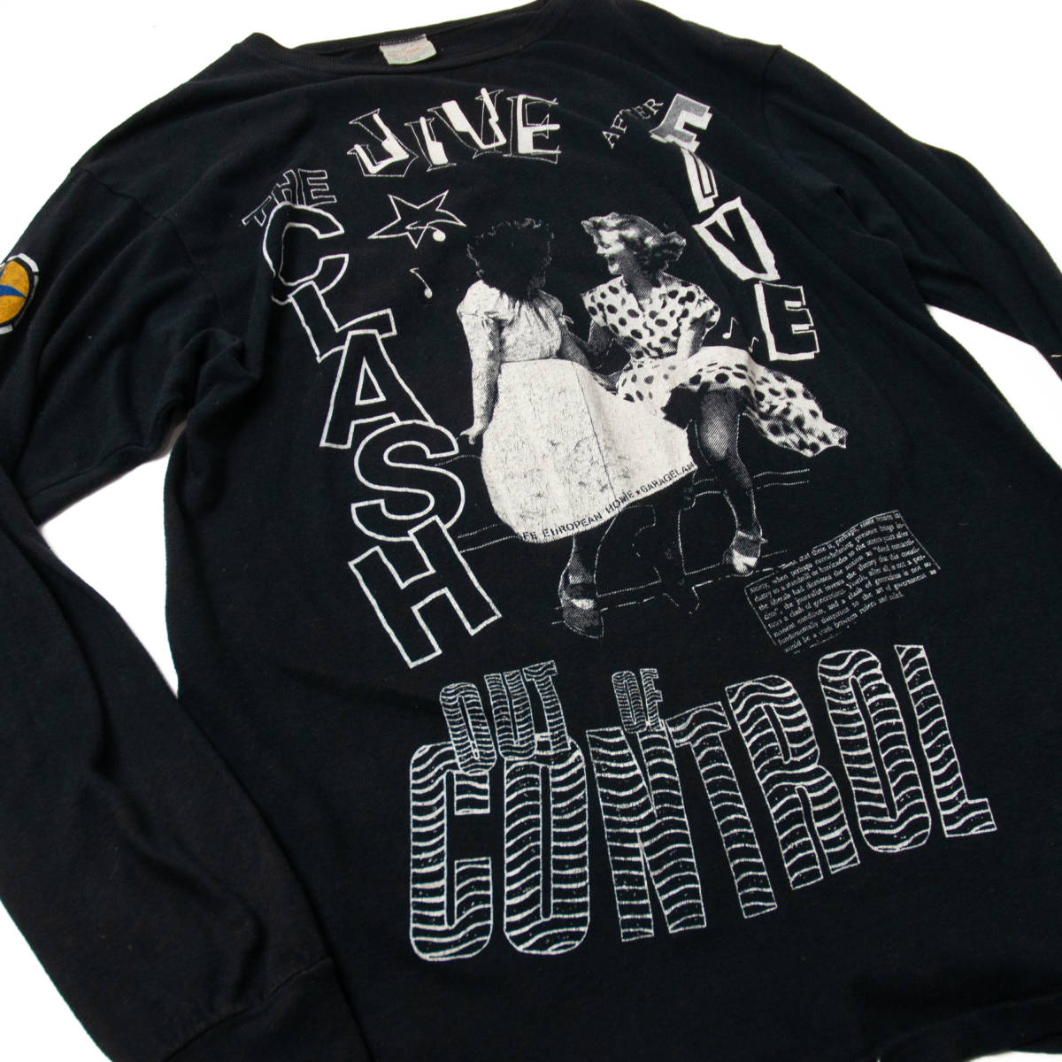 the CLASH 1984 Out Of Control】ツアー Tシャツ