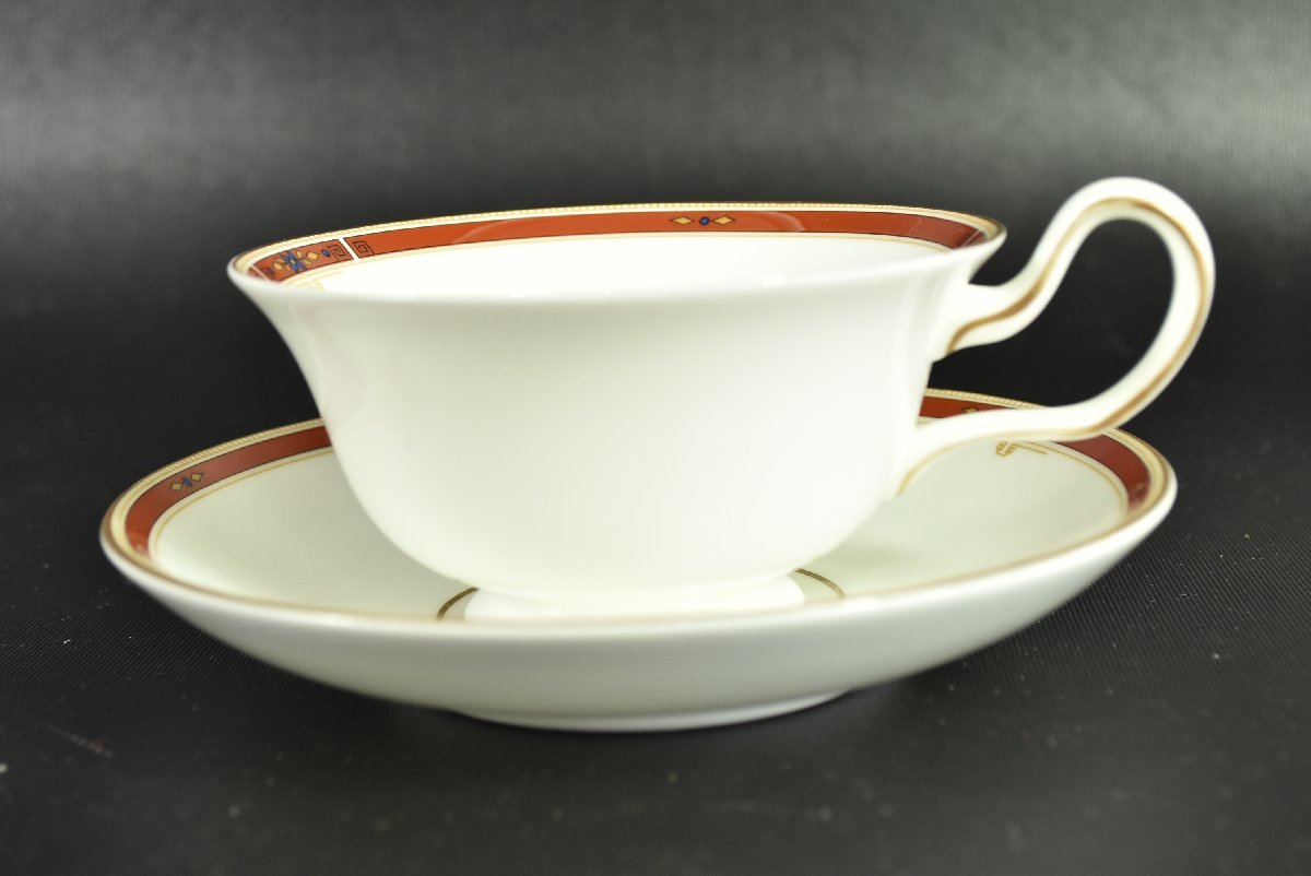 ▽WEDGWOOD COLORADO ウェッジウッド コロラド カップ&ソーサー 6客 