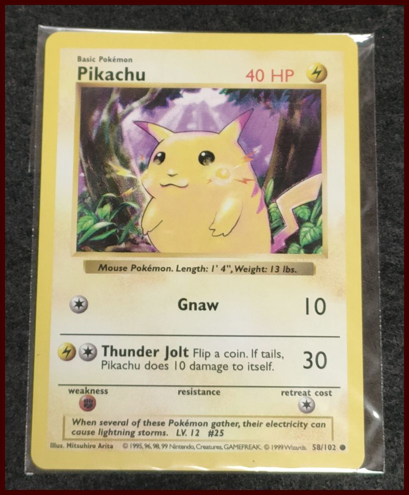 ☆新品・未開封 ピカチュウ Pikachu 英語版 トレカ カード Gnaw