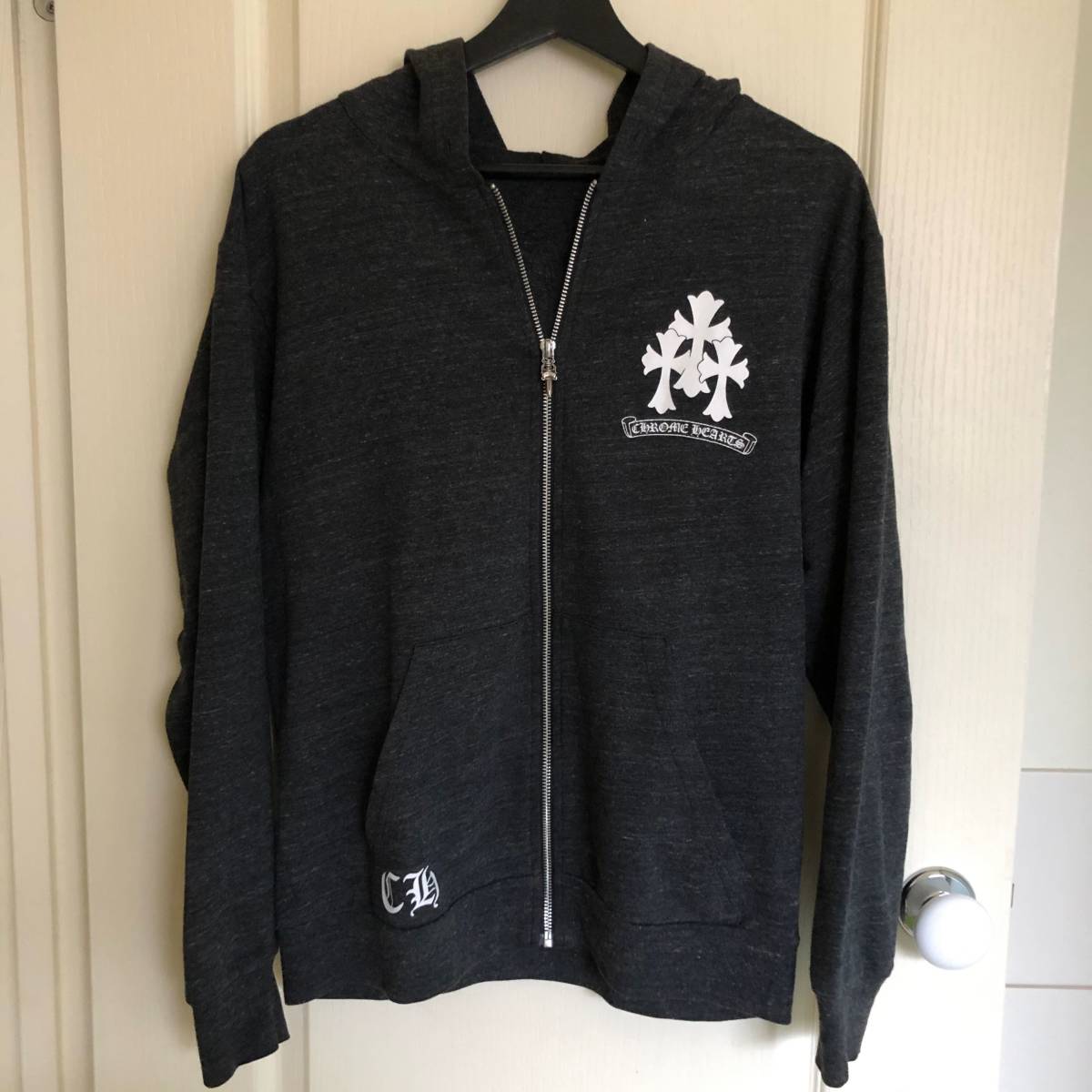 正規品　クロムハーツ　パーカー　セメタリークロス　ダガージップ　Chrome Hearts CH