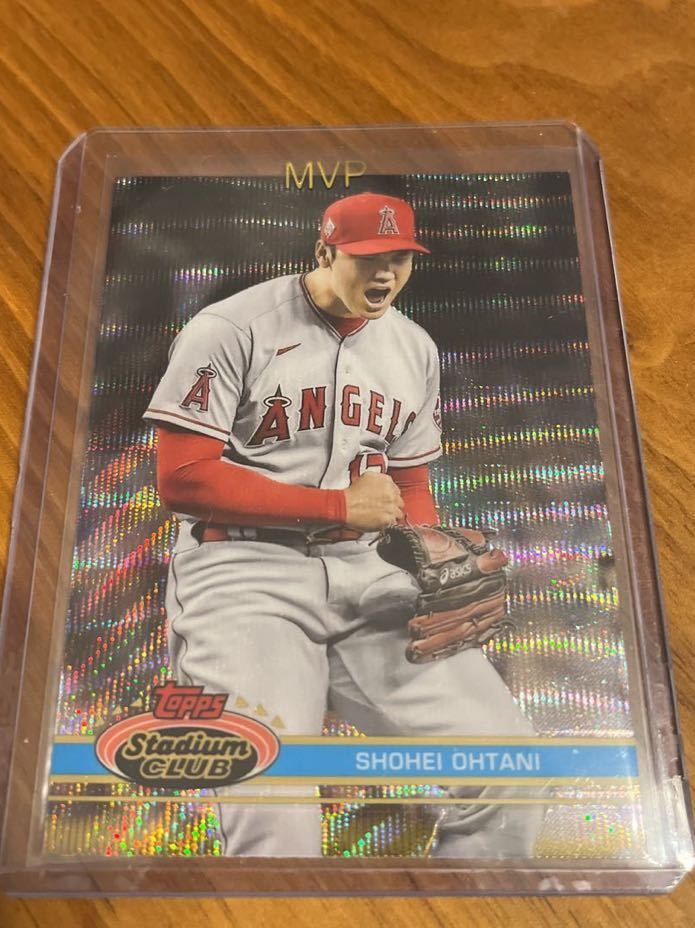 2021 TOPPS Stadium CLUB 大谷翔平 WAVE Refractor レア 0 大谷翔平