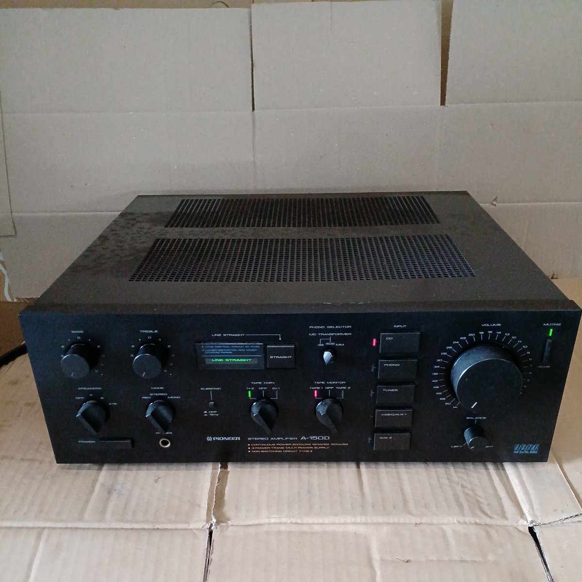 ☆PIONEER☆ プリメインアンプ A-150D(ジャンク品)⑲0 A-150D