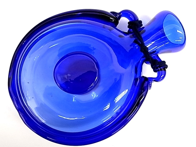 e9602 船木倭帆 吹きガラス フラワーベース 花瓶 花器 花入