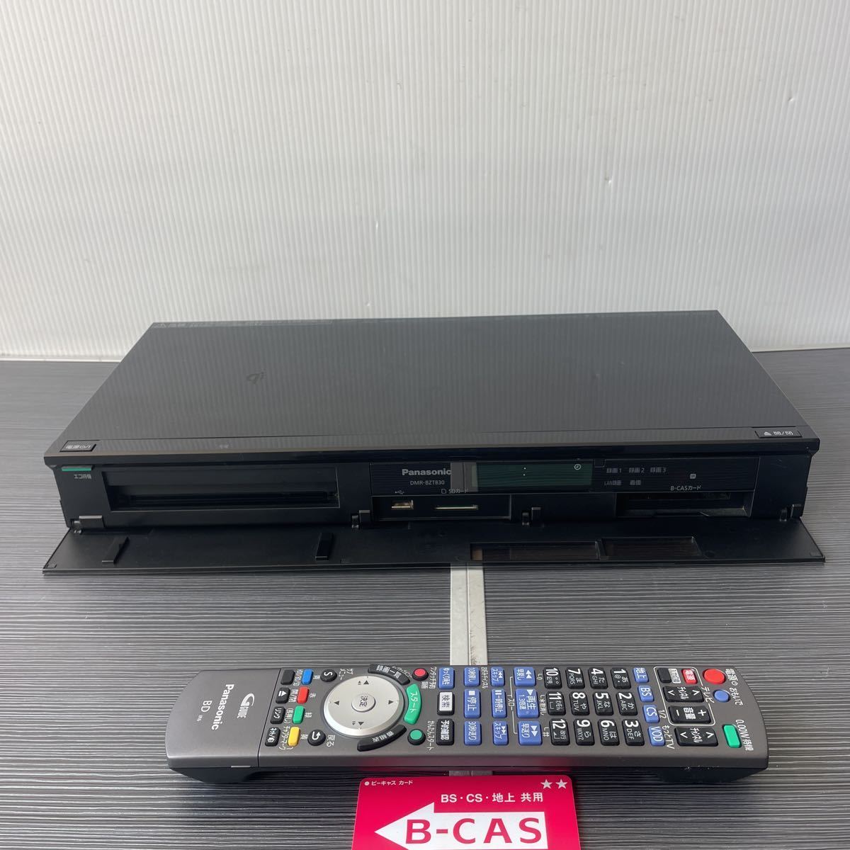Panasonic BDレコーダー 3TB DMR-BZT830 2013年製 Panasonic DMR-BZT830 2013年製BD 再生 ok DMR-BZT830 Panasonic 2013