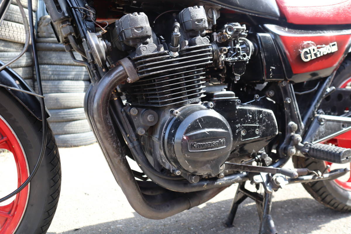 カワサキ KAWASAKI GPZ750 Z750GP(KZ750R-0036-) 実動車 【動画有】旧