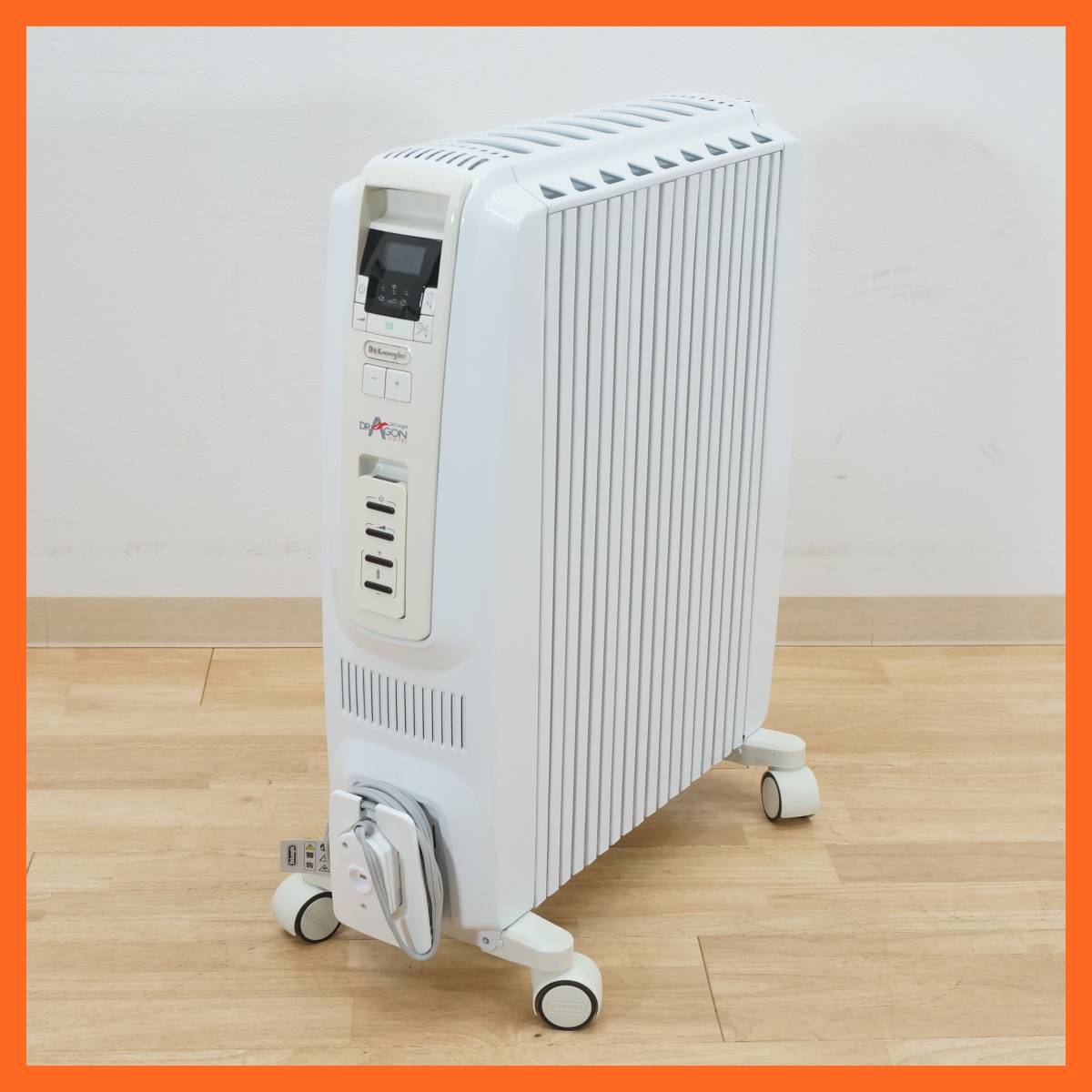 前ダ:【デロンギ】ドラゴンデジタル オイルヒーター TDD0915W 10～13畳 リモコン付き チャイルドロック機能 ECO運転モード ★送料無料★
