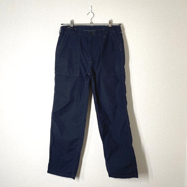 【Mサイズ】CORONA コロナ リップストップ ベイカーパンツ ネイビー 紺 ペインターパンツ ワークパンツ