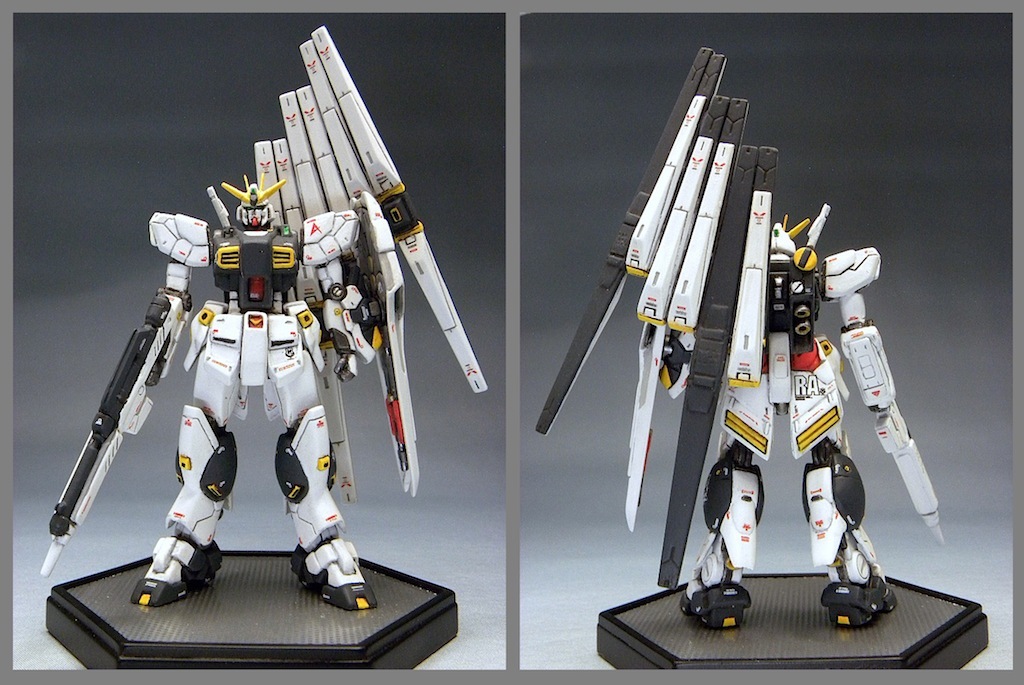 ガンダムアーティファクト改造 νガンダム 塗装済み完成品(完成品