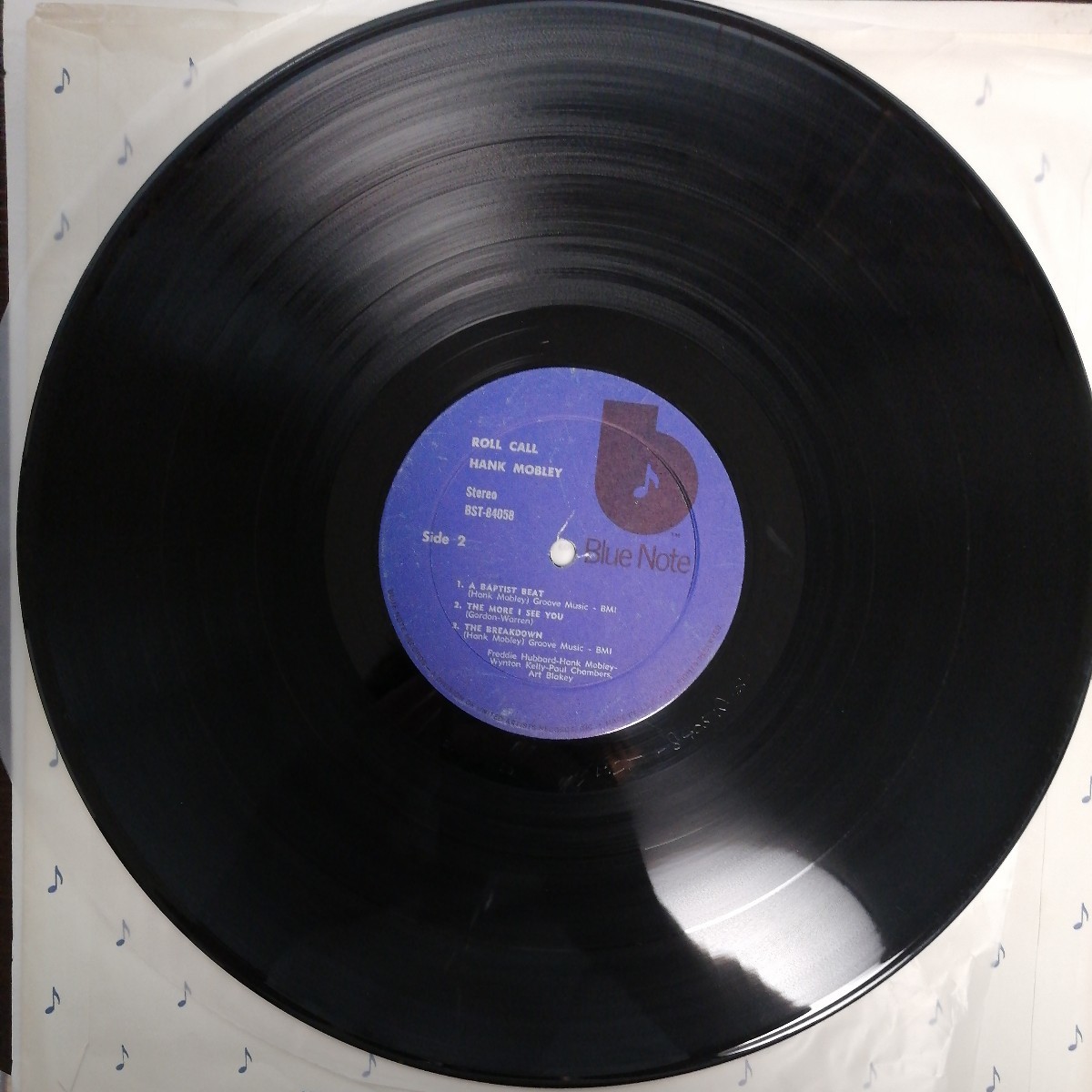 US RVG van gelder刻印 Hank Mobley ハンク・モブレー ROLL CALL record レコード LP アナログ vinyl JAZZ bluenote ブルーノート_10