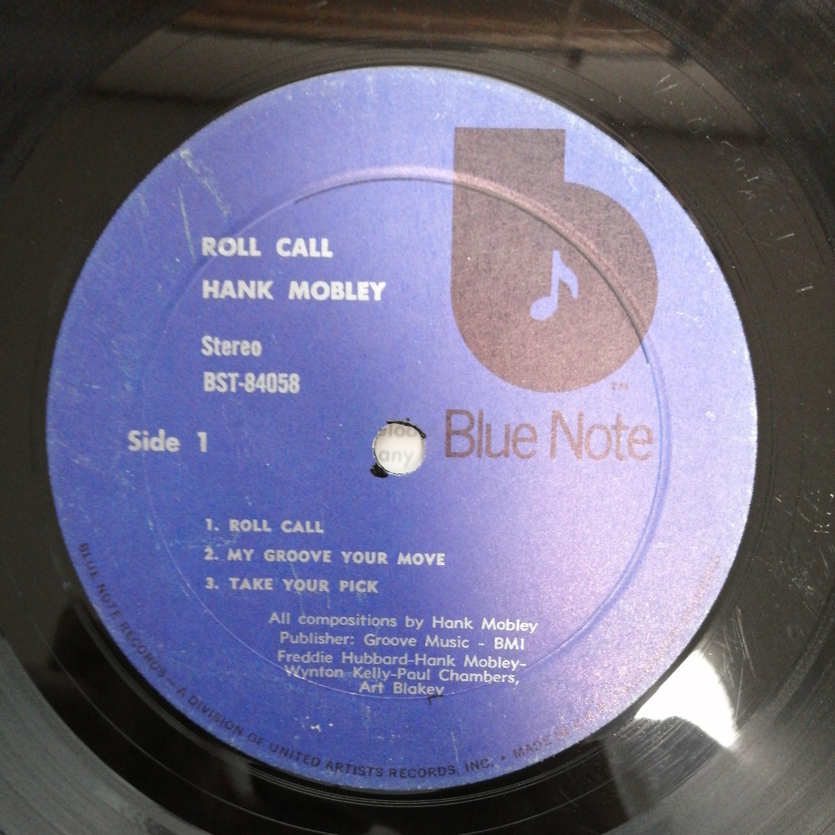 US RVG van gelder刻印 Hank Mobley ハンク・モブレー ROLL CALL record レコード LP アナログ vinyl JAZZ bluenote ブルーノート_5