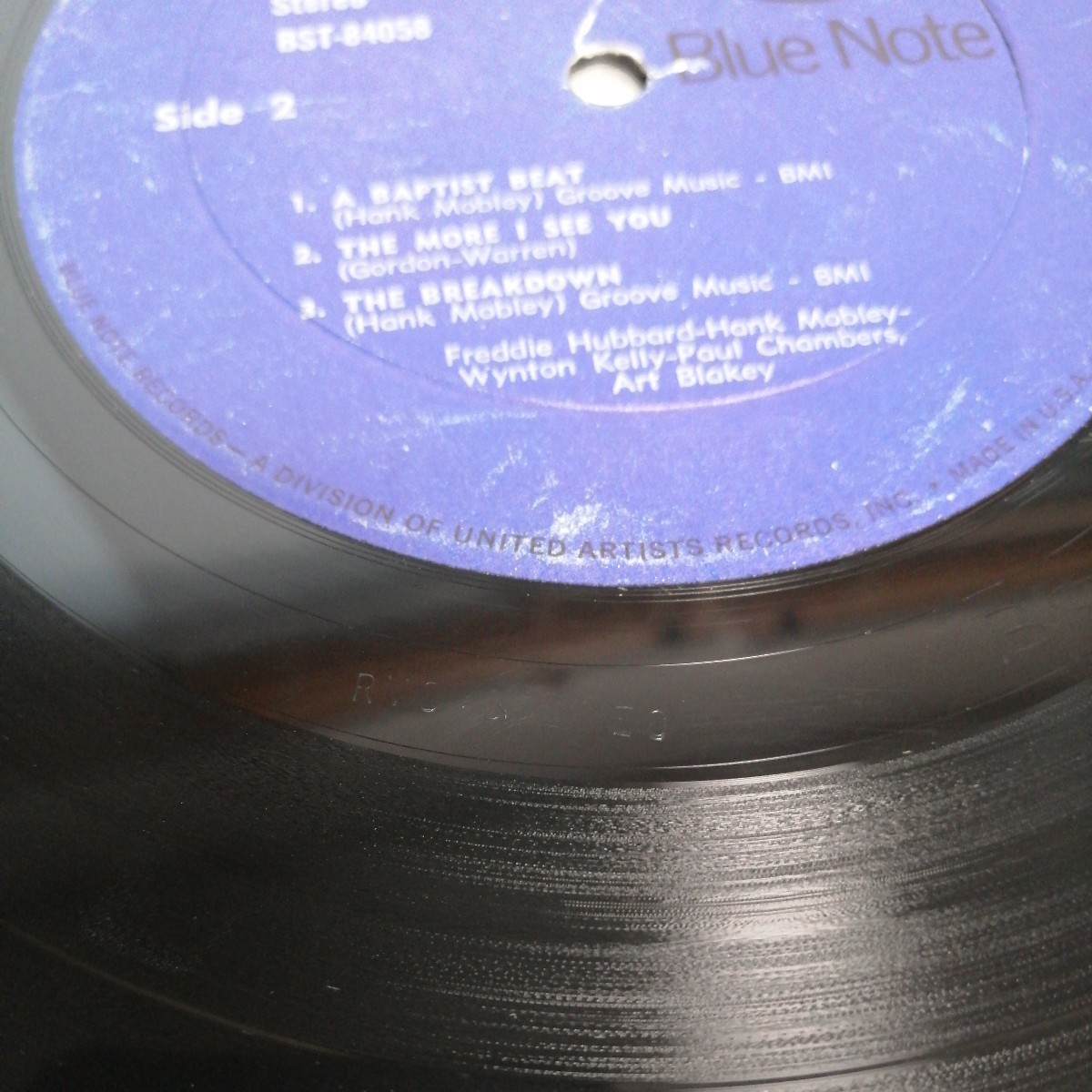 US RVG van gelder刻印 Hank Mobley ハンク・モブレー ROLL CALL record レコード LP アナログ vinyl JAZZ bluenote ブルーノート_9