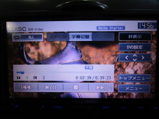 ○[38T_A2]ケンウッド MDV-D402BT CD DVD フルセグ Bluetooth 地図