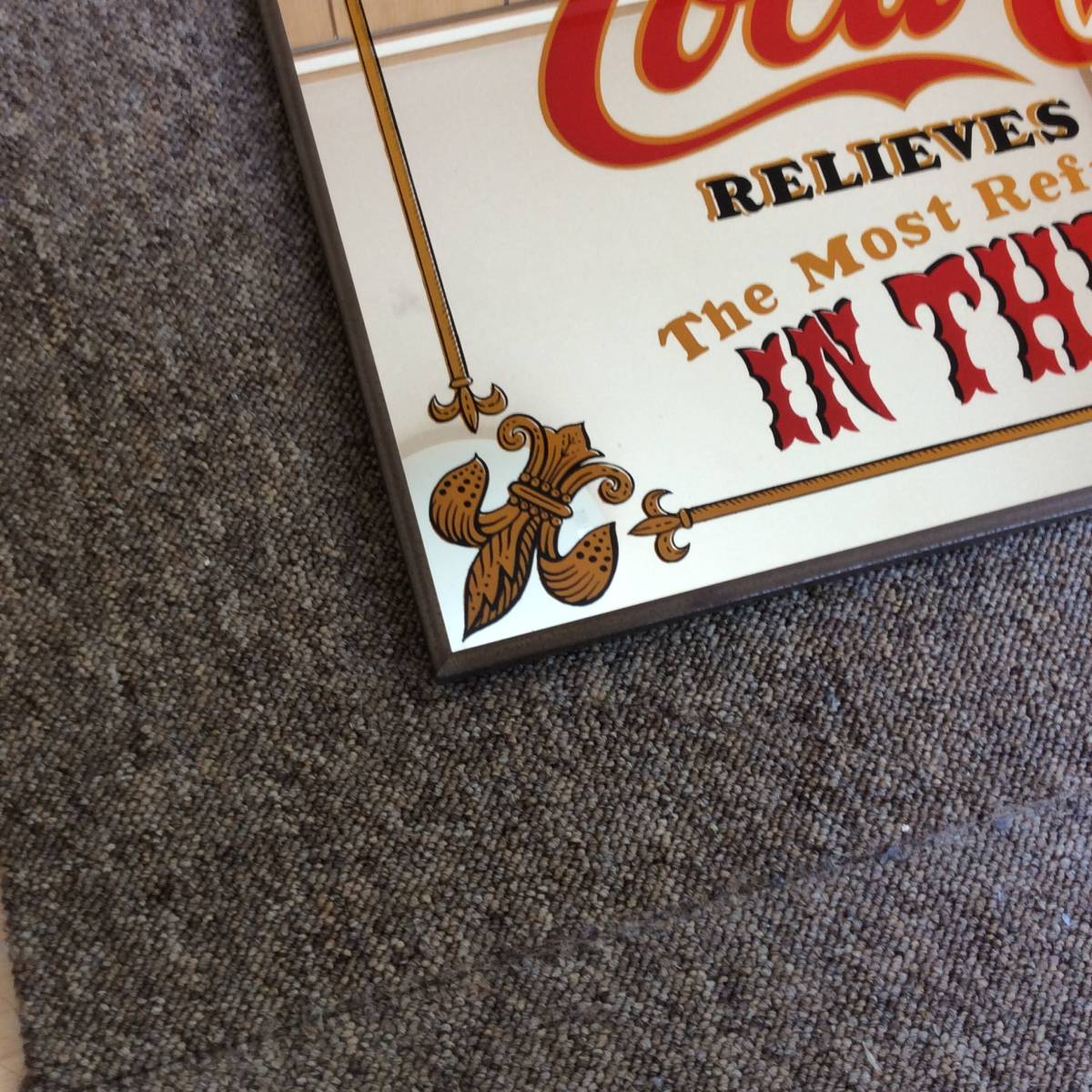 パブミラー Coca-Cola ビンテージ コカコーラ 超貴重 ヴィンテージ 