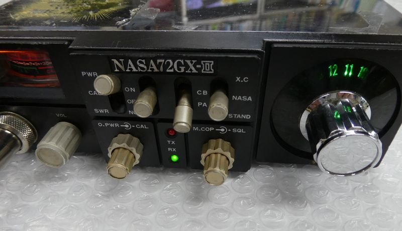 NASA72GX-2 CB無線機を28MHzAMに改造された無線機 動作品 ジャンク