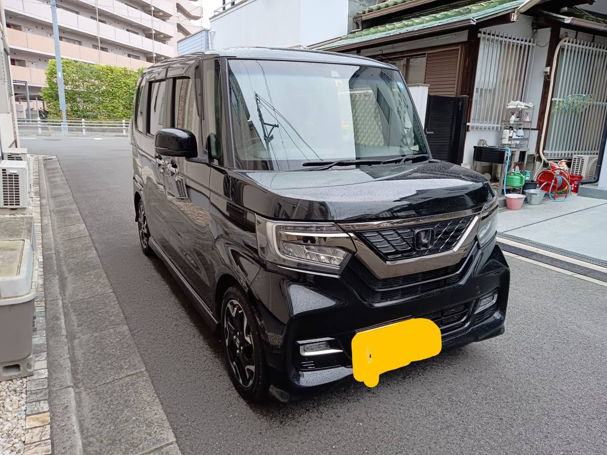 ホンダ N-BOXカスタムターボ 無事故車 車検ロング 両側パワースライド 