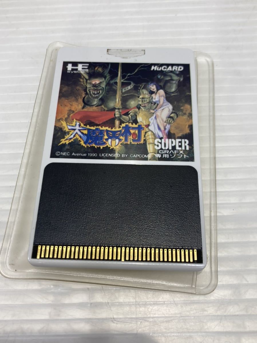☆【現状品】PC Engine PCエンジン HuCARD Huカード 大魔界村 SUPER 