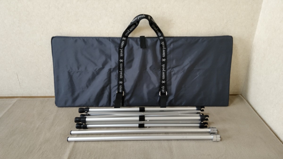 スノーピーク希少☆アジャスタブルFテーブル竹天板、☆ローテーブル