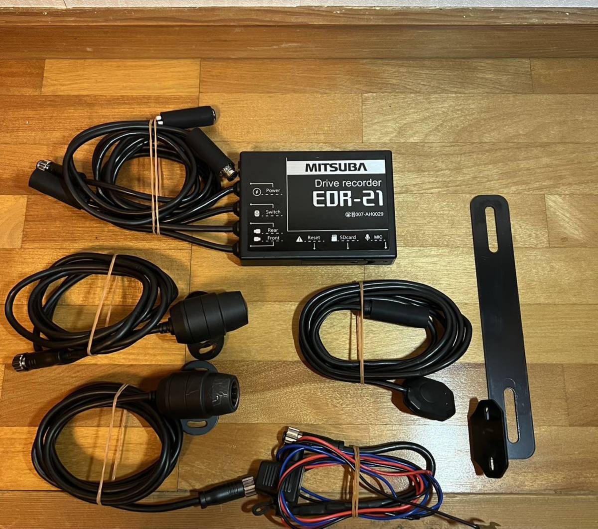 EDR-21 ドライブレコーダー ミツバサンコーワ 前後カメラ バイク用