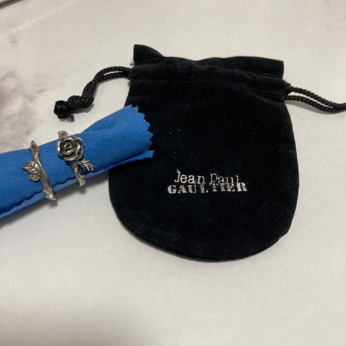 Jean Paul Gaultier ジャンポールゴルチエ バラ　リング ジャン＝ポール・ゴルチエ　指輪　2本セット