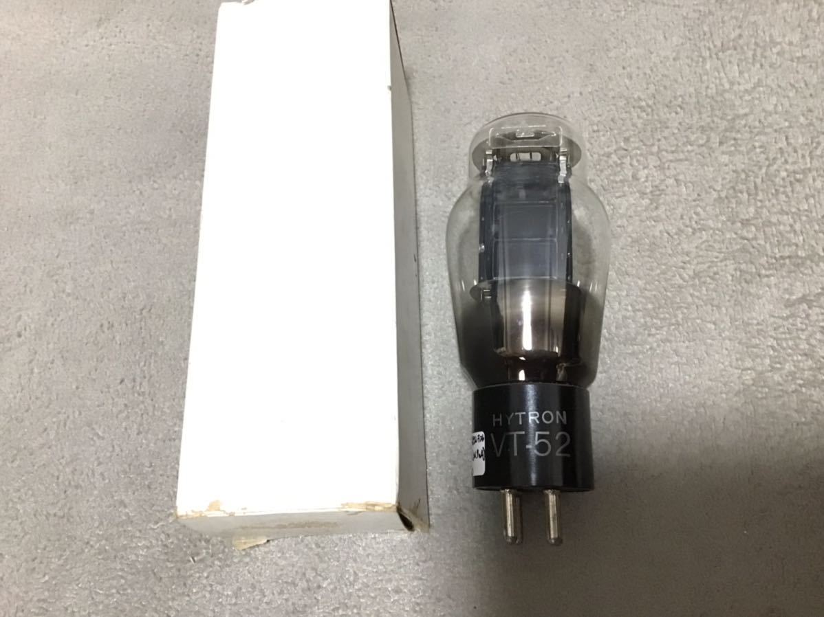 VT-25 真空管 HYTRON製 VT -52 (音出し、実測データ付きです) A2級シングル