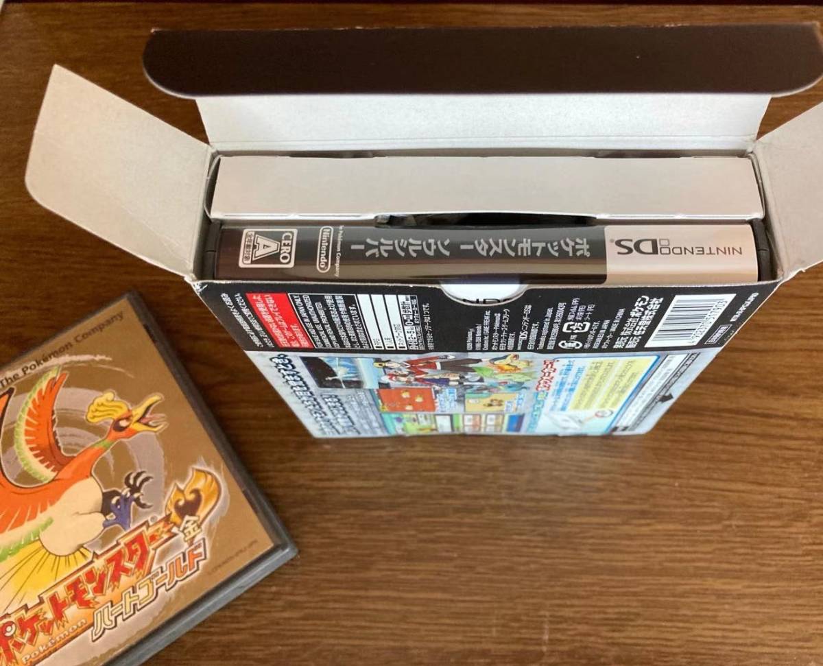 ポケットモンスター ハートゴールド ポケウォーカー 付 任天堂DS 動作確認済 美品・動作確認済】ポケモン ハートゴールド DSソフト ポケウォーカー