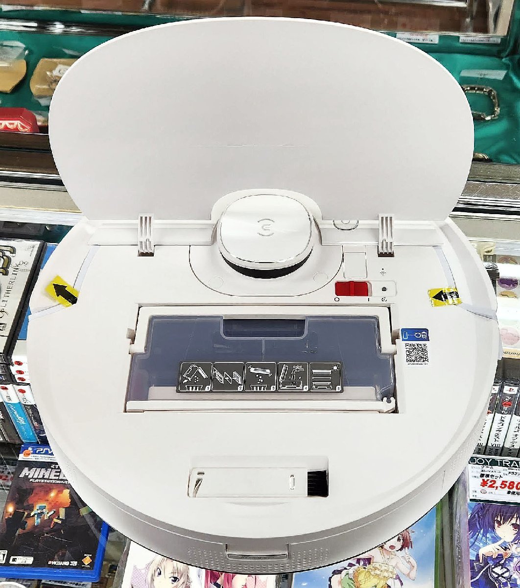 美品・動作良好 ECOVACS (エコバックス) ロボット掃除機 2022年製 DEEBOT T9+(DLX13-54/CH1918)振動式パワフル水拭き/自動ゴミ回収 | ECOVACS エコバックス エコバックス(ECOVACS)のロボット掃除機 お掃除ロボットの通販 掃除機としての基礎力が高く