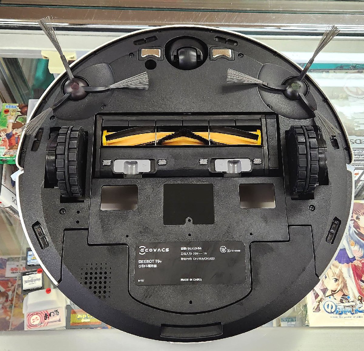 美品・動作良好 ECOVACS (エコバックス) ロボット掃除機 2022年製 DEEBOT T9+(DLX13-54/CH1918)振動式パワフル水拭き/自動ゴミ回収 | ECOVACS エコバックス エコバックス(ECOVACS)のロボット掃除機 お掃除ロボットの通販 掃除機としての基礎力が高く