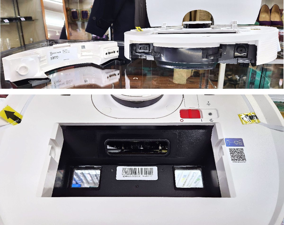 美品・動作良好 ECOVACS (エコバックス) ロボット掃除機 2022年製 DEEBOT T9+(DLX13-54/CH1918)振動式パワフル水拭き/自動ゴミ回収 | ECOVACS エコバックス エコバックス(ECOVACS)のロボット掃除機 お掃除ロボットの通販 掃除機としての基礎力が高く
