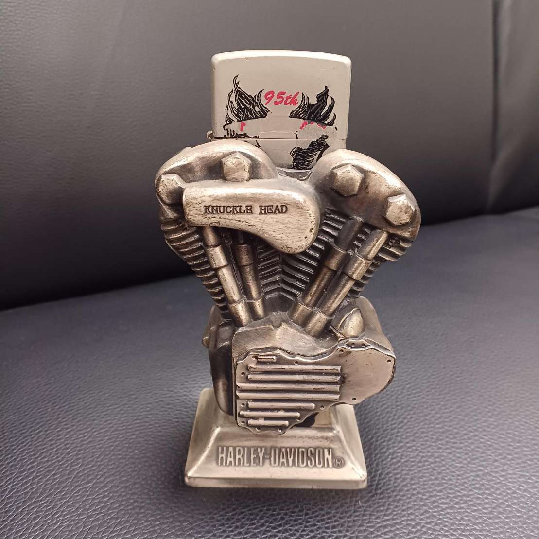 10622 ZIPPO 限定 1995限定台座 ビンテージモデル ハーレー 