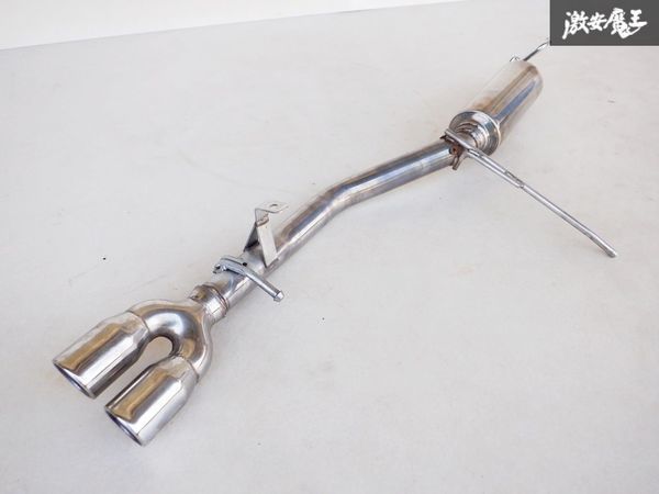 社外品 HE21S ラパン K6A ターボ ステンレス デュアル マフラー