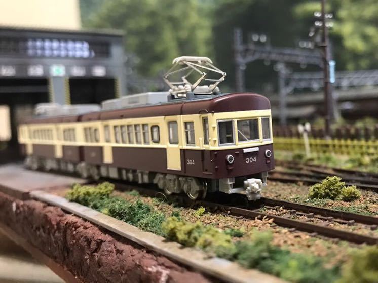 希少MODEMOモデモ NT40 江ノ島電鉄 300形 ”チョコ電塗装” (M付) NT40