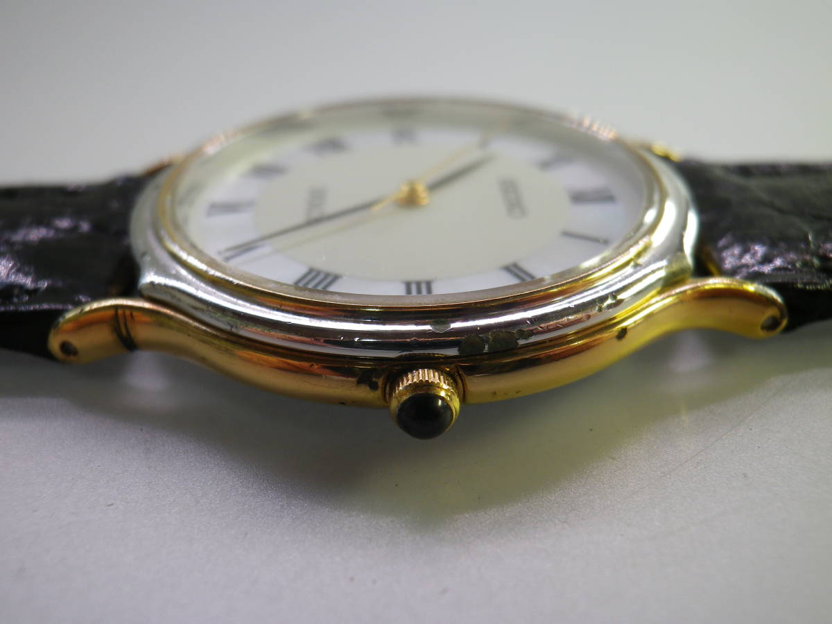 電池交換済 SEIKO DOLCE 8J41-8000 セイコー ドルチェ QZ